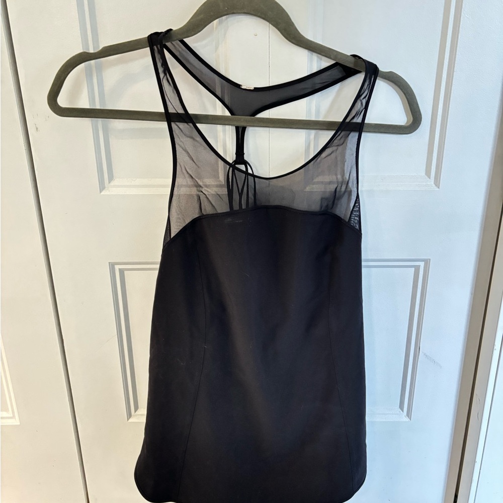 Lululemon Athletica Black Mesh Camisole